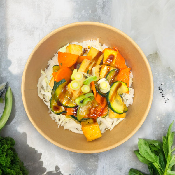 Soy Tofu Rice Bowl (V)